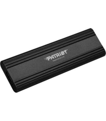 Patriot PTPL2TBPECB Transporter Lite External SSD, 2 TB, USB Type-C, 1000 MB/s, Black