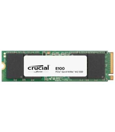 Crucial CT1000E100SSD8 E100 SSD, 1 TB, M.2 NVMe, PCIe Gen4, 3D NAND, 5000/ 3000 MB/s