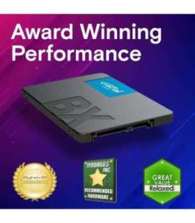 Crucial CT4000BX500SSD BX500 SSD, 4 TB, 2.5" SATA3, 540/ 500MB/s, Black