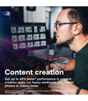 Crucial CT4000T500SSD3 T500 SSD, 4TB, PCIe Gen4, NVMe M.2, 7000/ 6900 MB/s,1350K/ 1050K IOPS