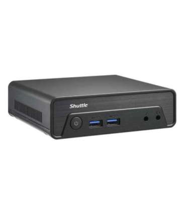 Shuttle PFB-NE10N101 NE10N Nano PC, Intel N 100 SoC, DDR4, HDMI, DP, 6x USB, LAN, fanless, 24/7, 65W