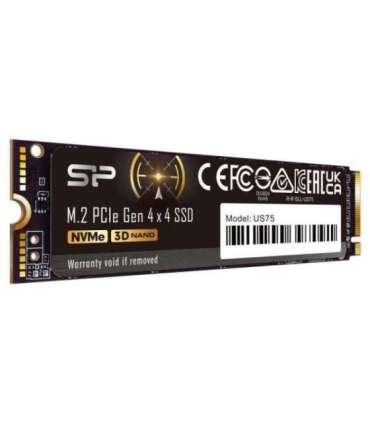 Silicon Power SP01KGBP44US75S5 US75 SSD, 1 TB, PCIe gen 4x4, HS, 3D NAND, HBM, 7000/ 6000 MB/s