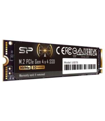 Silicon Power SP02KGBP44US75S5 US75 SSD, 2 TB, M.2, PCIe Gen 4x4 3D NAND, HBM, 7000/ 6500 MB/s