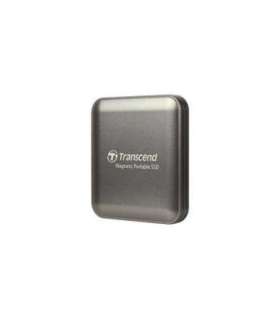 Transcend TS2TESD420C ESD420C External SSD. 2TB, USB Type-C, 20 Gbps, Magsafe ,Iron Gray