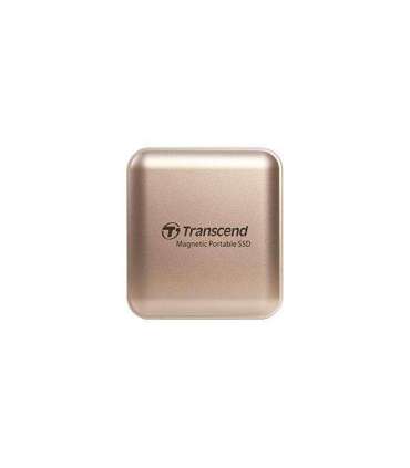 Transcend TS2TESD420G ESD420G External SSD, 2TB, USB Type-C, 20 Gbps, Magsafe, Gold