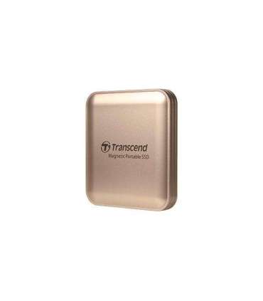 Transcend TS4TESD420G ESD420 Gold External SSD, 4TB, USB Type-C, 20 Gbps, 2000 MB/s, Magsafe