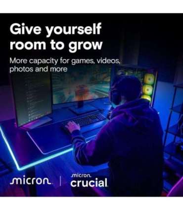 Crucial CT4000T710SSD8 T710 SSD, 4 TB, M.2, PCIe Gen5, NVMe, 14500/ 13800 MB/s