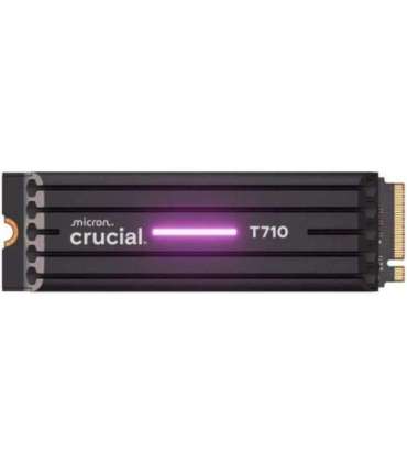 Crucial CT4000T710SSD5 T710 SSD, 4 TB, M.2, PCIe Gen5, NVMe, 14900/ 13800 MB/s, Heatsink