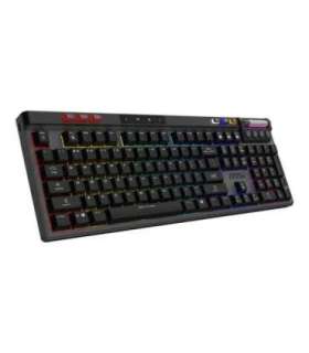 MSI STRIKE PRO WIRELESS Gaming keyboard Wireless US Black 2.4 GHz Wireless, Bluetooth, USB 2.0 Kailh