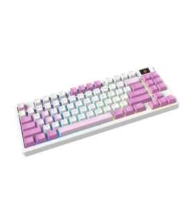 MSI FORGE GK600 TKL WIRELESS VIOLET Gaming keyboard Wireless US 2.4 GHz Wireless, Bluetooth, USB 2.0 |