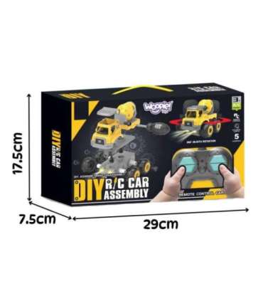 WOOPIE Zdalnie Sterowany Samochodzik Budowlany DIY