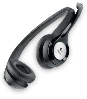 Logitech Computer headset H390 Built-in microphone USB Type-A Black