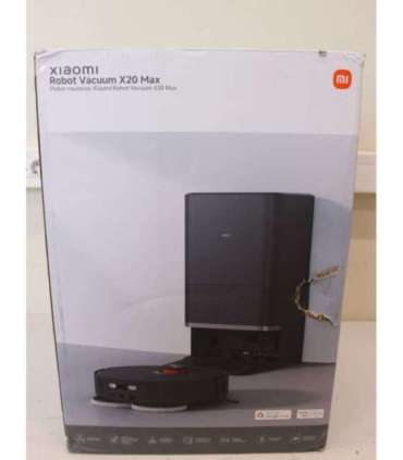 SALE OUT. Xiaomi Robot Vacuum X20 Max EU Xiaomi Robot Vacuum X20 Max EU Wet&Dry 5200 mAh 8000 Pa Black |