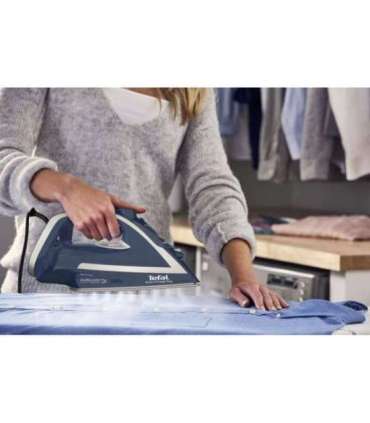 TEFAL FV6872E0 Steam Iron 2800 W Water tank capacity 270 ml Continuous steam 40 g/min Blue/Silver