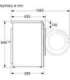 Washer-dryer BOSCH WNA13401PL