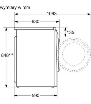 Washer-dryer BOSCH WNA13401PL