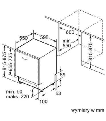 Built-in dishwasher BOSCH SMV4HVX07E
