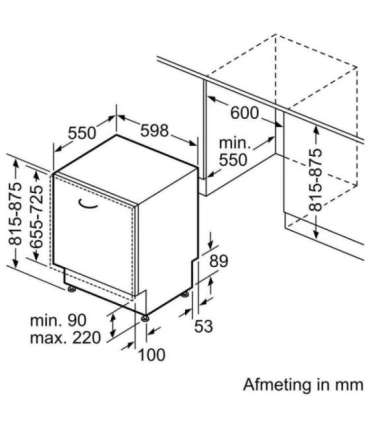 Bosch Serie 4 SMV4ECX23E dishwasher Fully built-in 14 place settings C
