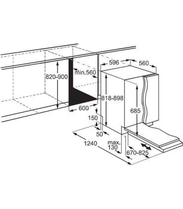 Electrolux Serie 700 EEG88700W Fully built-in 14 place settings A