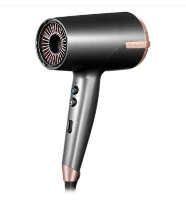 Remington Hair dryer D6077 2000 W Number of temperature settings 3 Ionic function Diffuser nozzle Grey