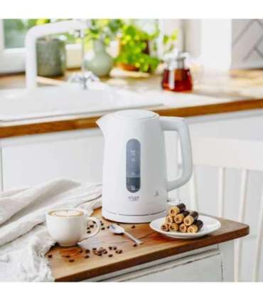 Adler Kettle AD 1379w Electric 2200 W 1.7 L Polypropylene 360° rotational base White