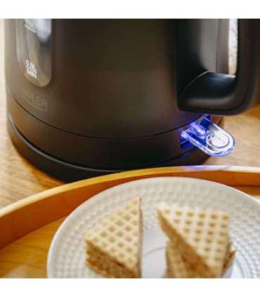 Adler Kettle AD 1379b Electric 2200 W 1.7 L Polypropylene 360° rotational base Black