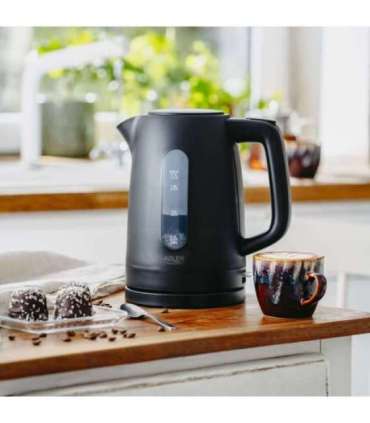 Adler Kettle AD 1379b Electric 2200 W 1.7 L Polypropylene 360° rotational base Black