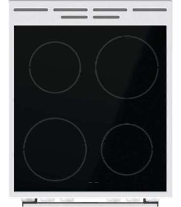 Gorenje Cooker GEC5A21WG-B Hob type Electric Oven type Electric White Width 50 cm Grilling Depth 59.4 cm |