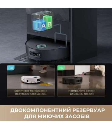 VACUUM CLEANER ROBOT AQUA10/ULTRA RLR81CE-1 BLACK DREAME