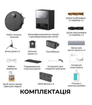 VACUUM CLEANER ROBOT AQUA10/ULTRA RLR81CE-1 BLACK DREAME