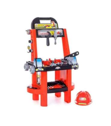 Zestaw Majsterkowicza "Super Mechanik" + Zestaw Narzędzi Klocki Konstrukcyjne "Wynalazca" Polesie