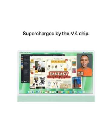 Apple iMac 24” 4.5K Retina, Apple M4 8C CPU, 8C GPU/16GB/256GB SSD/Green/INT Apple