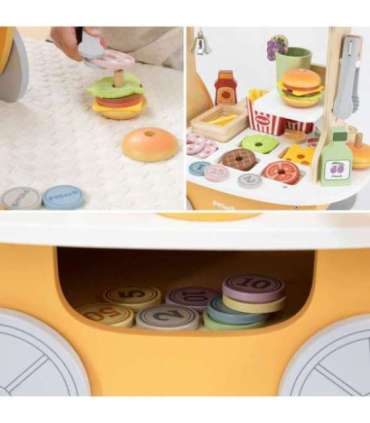 VIGA Minisklep z Hamburgerami – Kreatywna Zabawa w Odgrywanie Ról