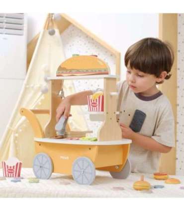 VIGA Minisklep z Hamburgerami – Kreatywna Zabawa w Odgrywanie Ról