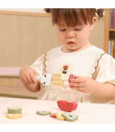 VIGA Drewniany Zestaw do Grillowania BBQ Grill