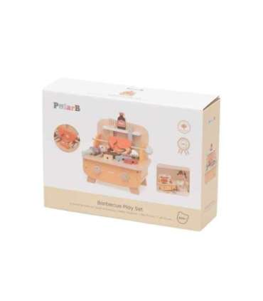 VIGA Drewniany Zestaw do Grillowania BBQ Grill