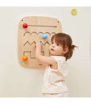 VIGA деревянная сенсорная доска-манипулятор (лабиринт)