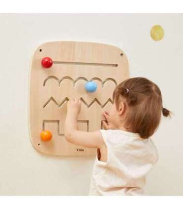 VIGA деревянная сенсорная доска-манипулятор (лабиринт)