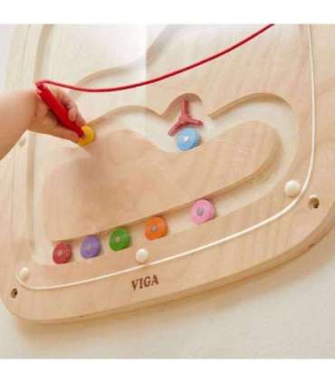 VIGA puidust sensoorne manipuleerimislaud — gravitatsiooniline voog