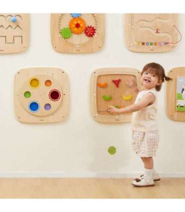 VIGA деревянная сенсорная панель для манипуляций - смешивание цветов