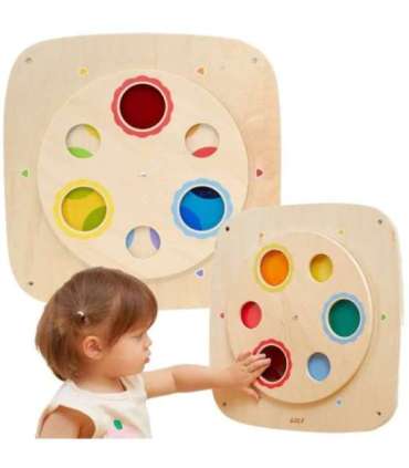 VIGA деревянная сенсорная панель для манипуляций - смешивание цветов