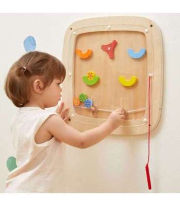 VIGA Drewniana Tablica Manipulacyjna Sensoryczna Gra w Pinball