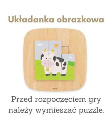 VIGA puidust sensoorne manipuleerimislaud - pildipusle