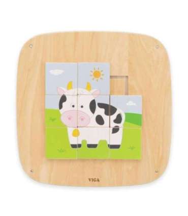 VIGA puidust sensoorne manipuleerimislaud - pildipusle