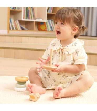 VIGA PolarB puidust õppepüramiid - Linnuke