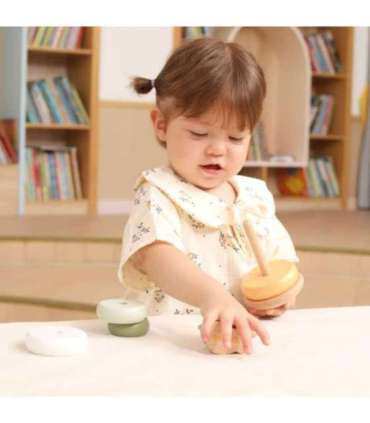 VIGA PolarB puidust õppepüramiid - Linnuke