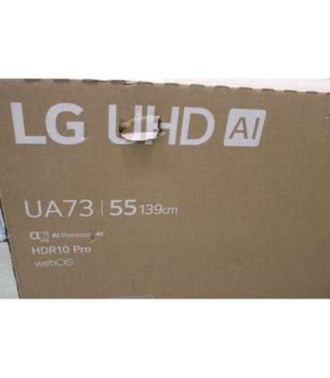 SALE OUT. LG 55UA73003LA 55" (140 cm) LED LCD TV LG 55UA73003LA 55 Smart TV webOS 25 UHD DAMAGED PACKAGING