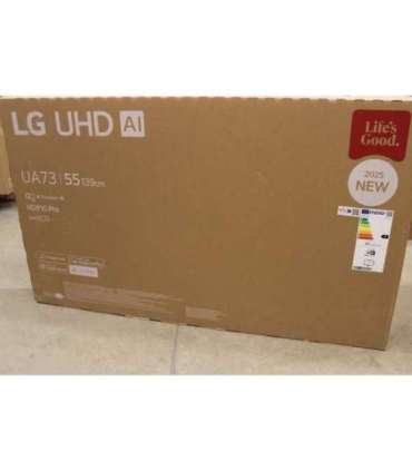SALE OUT. LG 55UA73003LA 55" (140 cm) LED LCD TV LG 55UA73003LA 55 Smart TV webOS 25 UHD DAMAGED PACKAGING