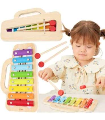 VIGA Cymbalki puidust ksylofon – avasta oma väikelapse muusikaline anne!