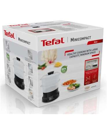 TEFAL Food Steamer VC139810 Black 800 W Capacity 6 L Number of baskets 2